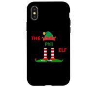 The Phil Elf - Pijama de Navidad Divertido a Juego para la Familia Carcasa para iPhone X/XS