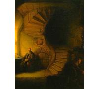 The Philosopher in Meditation - Rembrandt van Rijn - Large Notebook: 120 Lined Pages, College Ruled, 8.5"x 11" Journal Diary Notepad