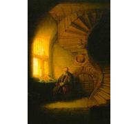 The Philosopher in Meditation - Rembrandt van Rijn - Notebook: 120 Lined Pages 6" x 9" Journal Diary Notepad