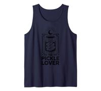 The Pickle Lover Pepino Salmuera Pickle Jar Camiseta sin Mangas