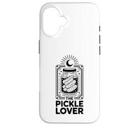 The Pickle Lover Pepino Salmuera Pickle Jar Carcasa para iPhone 16