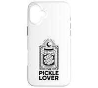 The Pickle Lover Pepino Salmuera Pickle Jar Carcasa para iPhone 16 Plus