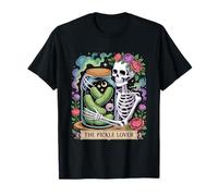 The Pickle Lover - Tarros de Pepino Enlatados Esqueleto Camiseta