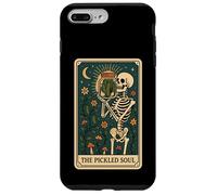 The Pickled Soul Funny Skeleton Pickle Jar Tarot Card Vibe Carcasa para iPhone 7 Plus/8 Plus