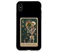 The Pickled Soul Funny Skeleton Pickle Jar Tarot Card Vibe Carcasa para iPhone XS MAX