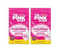 The Pink Stuff Limpiador Espumoso para Inodoros en Polvo, 6 Sobres x 100g, Miracle