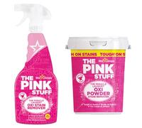 The Pink Stuff Oxi Quitamanchas en Polvo, 1kg, con Spray Quitamanchas, 500ml