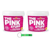 The Pink Stuff - Pastas de limpieza multiusos (2 unidades, 850 g, incluye llavero Beni Culinari gratuito)