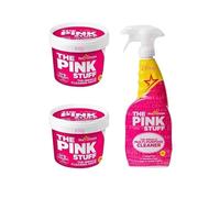 The Pink Stuff Set de Limpieza Milagroso, 2 Pastas Limpiadoras de 850g y Spray Multiusos de 750ml,ideal para multiples superficies