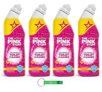 The Pink Stuff Toilet Cleaner Limpiador de inodoro/gel de limpieza líquido grueso que se adhiere a la superficie del inodoro 750 ml + llavero Beni Culinari gratuito