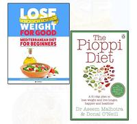 The Pioppi Diet, Lose Weight For Good: Mediterranean Diet For Beginners 2 Books Collection Set