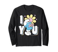 The Pitufos Movie Summer I Love You Flowers Día de San Valentín Manga Larga