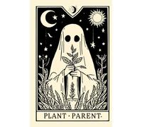 The Plant Parent Tarot Card Notebook Journal: Gothic Witchy Botanical Journal: Mystical Gothic Office Supplies, Witchy Tarot-Themed Plant Notebook for Everyday Writing, Planning, and Journaling