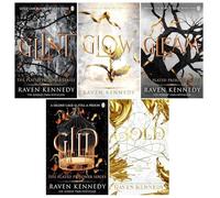 The Plated Prisoner Series by Raven Kennedy 5 Books Collection Set (Gild, Glint, Gleam, Glow, Gold)