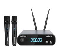 The Platinum Karaoke Máquina Alpha se, máquina de karaoke inteligente para adultos, conexión HDMI HDTV, 2 micrófonos inalámbricos UHF, compatible con películas 4K UHD, incluye más de 23 K canciones, 7