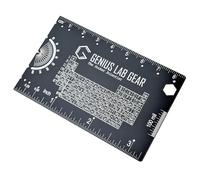 The Pocket Scientist - Regla de ingeniería de cartera y referencia de conversión de unidad de 3 pulgadas