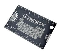 The Pocket Scientist - Regla de ingeniería de cartera y referencia de conversión de unidad de 3 pulgadas
