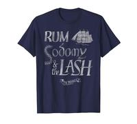 The Pogues Rum Sodomy Music Band by Rock Off Camiseta, Hombre, Azul Marino, M