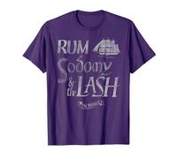 The Pogues Rum Sodomy Music Band by Rock Off Camiseta, Hombre, Morado, L