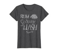 The Pogues Rum Sodomy Music Band by Rock Off Camiseta, Mujer, Jaspeado Oscuro, 3XL