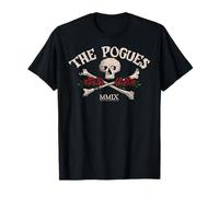 The Pogues Skull MMIX Music Band by Rock Off Camiseta