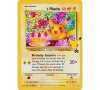 The Pokemon Company International Pokemon - Tarjeta única de cumpleaños de Pikachu, colección clásica, multicolor