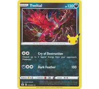 The Pokemon Company International Tarjeta Individual YVELTAL 019/025 CELEBRACIONES, Multicolor