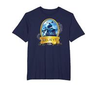 The Polar Express True Believer Camiseta, Hombre Tallas Grandes, Azul Marino, 3X Alto