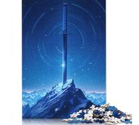 The Polaris Sword Puzzles Imposible,desafío for Adults Entretenimiento Creativo 1000 Piezas Obra De Arte De Juego De para Adultos Y Niños A Partir De 12 Años 1000pcs (75x50cm)