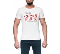 The Police - Ghost In The Machine Hombre Blanco Camiseta Manga Corta Men's White T-Shirt