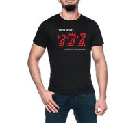 The Police - Ghost In The Machine Hombre Negro Camiseta Manga Corta Men's Black T-Shirt