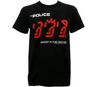 The Police Ghost in The Machine Mens T-Shirt Black Size L