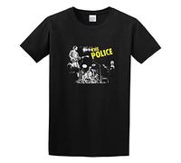 The Police Live Band Sweatshirt Hip Hop Hipster Match Lucky T-Shirt Black XXL