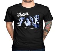 The Police Regatta Sting De Blanc Synchronicity Men's Black T-Shirt Unisex tee Shirt S