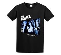 The Police Regatta Sting De Blanc Synchronicity Men's Black T-Shirt Unisex tee Shirt XXL
