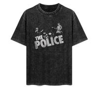 The Police Rock Band Live Concert Zenyatta Trio Vintage Short Sleeve Men Women T-Shirts Washed Cotton Size M