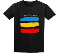The Police Synchronicity Album Rock Cartoon Dance Rock Base Concise T-Shirt Black XXL