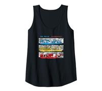 The Police SYNCRONICITY Camiseta sin Mangas, Mujer, Negro, L