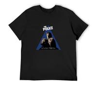 The Police Zenyatta Mondatta Album Cover Men's Black T-Shirt Unisex tee Shirt M