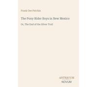 The Pony Rider Boys in New Mexico: Or, The End of the Silver Trail