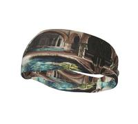 The Pool Inside the Palace - Diademas de sudor para mujeres y hombres, diseño único, antideslizantes, para entrenamiento y deportes