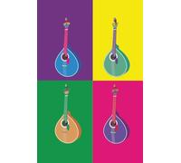 The Portuguese Guitar | Folk Art-Inspired Notebook: A Symbol of Fado - A Gift for Travelers and Music Lovers