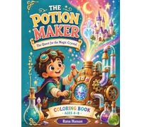 The Potion Maker: A Fantasy Story Coloring Book | 35 Bold & Easy Coloring Pages