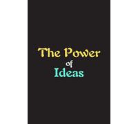 The Power Of Ideas - Journals For Writing - Gift For Women And Men - Notebook - Cute Journal - Lined Journal - Writing Journal - Bookmark