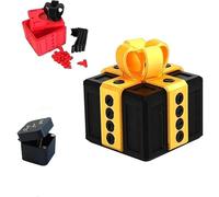 The Prank Box - Divertido desafío de tornillo, caja de regalo de rompecabezas de broma sorpresa, divertido regalo de truco con diseño de bloqueo de tornillo, divertido y frustrante, molesta caja de