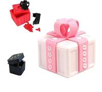 The Prank Box - Divertido desafío de tornillo, caja de regalo de rompecabezas de broma sorpresa, divertido regalo de truco con diseño de bloqueo de tornillo, divertido y frustrante, caja de regalo de