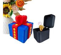 The Prank Box With Middle Finger, Esculturas divertidas de colección, de broma media, Middle Finger In A Box Gag Gift With 3D Printed Screws & Fingers Surprise For Christmas Adults