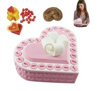 The Prank Twist Box - Caja de regalo molesta en forma de corazón con divertido desafío de tornillo y caca falsa, regalos para el día de San Valentín 2026, cajas de broma para adultos (rosa-01)