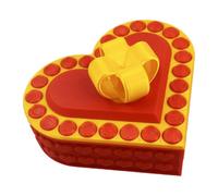 The Prank Twist Box - Caja de regalo molesta en forma de corazón, el regalo molesto con tornillos impresos en 3D, nuevos regalos de bromas 2026 para aniversario, San Valentín (E)