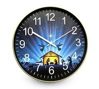The Prayer Clock - Natividad versión 30,5 cm, Borde Dorado